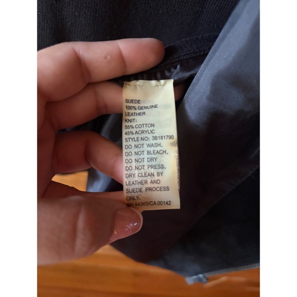 Vintage Peter Nygard Black Suede Leather Floral Vest Women's XL Western‎ Boho - Picture 4 of 7